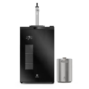 Imagem de Cervejeira Home Bar Electrolux Frost Free 100L com Torre de Chopp e Barril Mini Keg 5L (EB10K) 220V