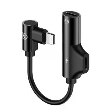 Imagem de Adaptador Lightning Dinamic Com Entrada Para Carregamento - Preto - Gshield