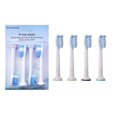 Imagem de (Genérico) 4x Refil Escova de Dente Elétrica Compatível com Philips Sonicare e Colgate SonicPro - Cabeça de Reposição