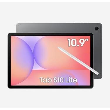 Imagem de Tablet S10 Lite, Tela 10.9" e Bateria 24 horas, 128Gb e 6Gb RAM, com Capa Protetora e Caneta Touch, Android 15, Processador Exynos 1380, Camera Frontal e Traseira de 8MP, Nota Fiscal, Cinza Grafite