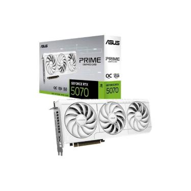 Imagem de Placa de Vídeo ASUS PRIME RTX 5070 OC 12G WHITE NVIDIA Geforce, 12GB,