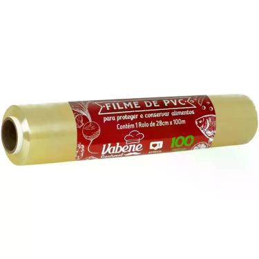 Imagem de Plastico para Alimentos Filme PVC Refil 28CMX100M. Rolo - Vabene