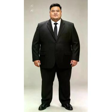Imagem de Terno Plus Size Essencial - Preto tamanho:68 - Nero, 68