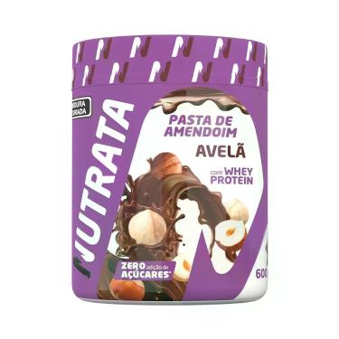 Imagem de Pasta Proteica  Com Whey Protein  600g  Nutrata, Avelã