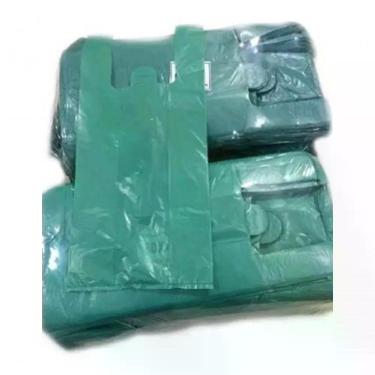 Imagem de Sacola Plástica Reciclada 40x50 5KG para Embalagens Reforçadas Recuperadas Azul, Verde, Preto Higipack