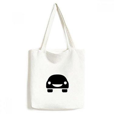 Imagem de Bolsa de lona Sling FaceEnergy Vehicles Protect Environment Tote Shopping Satchel Casual