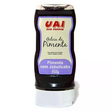 Imagem de Geléia de Pimenta 260g - UAI, Jabuticaba c/ Pimenta (Bisnaga 260g)