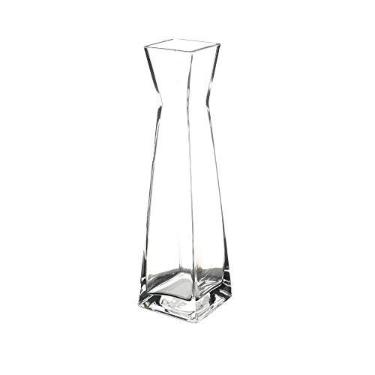 Imagem de Vaso WGV Gathering Bud, largura 7,6 cm, altura 30,48 cm, recipiente floral de vidro côncavo alto transparente para decoração de festa de casamento, evento de casa, escritório, 1 peça