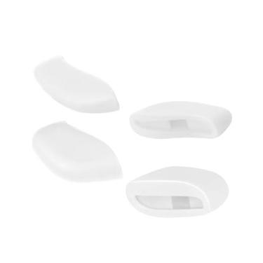 Imagem de Mryok Almofadas de nariz de substituição para Oakley Flak 2.0/Flak Jacket/Meia Jaqueta/Meia Jaqueta 2.0/Óculos de sol Fast Jacket - Branco