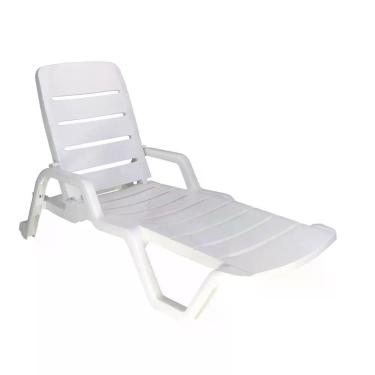 Imagem de Espreguiçadeira Tramontina Leblon Basic Em Polipropileno Branco Tramontina