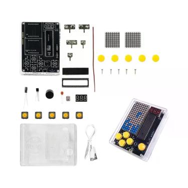 Imagem de Console De Jogo Pixel DIY Com Microcontrolador 51 - Kit Educacional Pa