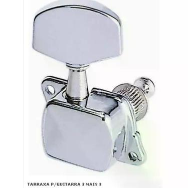 Imagem de Tarraxa dolphin p/guitarra 3+3 semi blindada cromada