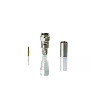 Imagem de Conector SMA Macho Reverso Reto Prensa Cabo RG - RGC 58 - Klc