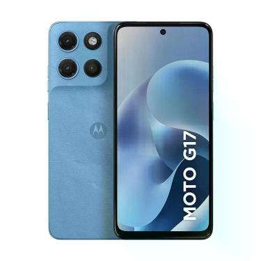 Imagem de Celular Smartphone Motorola Moto G17 128GB de Memória 4GB RAM 4G Azul 