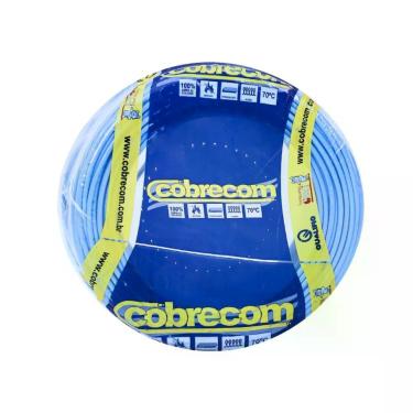 Imagem de Cabo Flexível Elétrico 750V 6mm 100m Azul para Luz e Força em Ambientes Internos e Externos Cobrecom