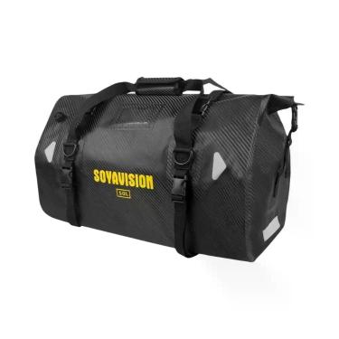 Imagem de Bolsa De Selim Para Motocicleta Impermeável Preta 20L-130L, Mochila De