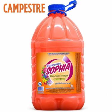 Imagem de Desinfetante Sophia 5L - Altamente Concetrado e Perfumado, Laranja