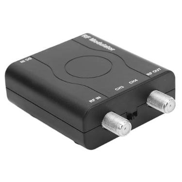 Imagem de Adaptador Coaxial do Modulador RF HDMI Conversor de Entrada de Vídeo Digital VHF HD, Suporte para Saída de Formato NTSC 1080P PLL Controle de Frequência Operacional VHF, HDM61
