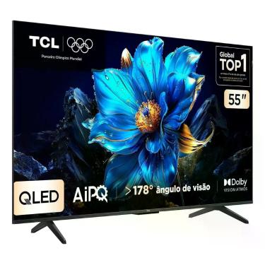 Imagem de Smart TV TCL 55 Polegadas QLED 4K P7K WiFi Bluetooth Google, 55"