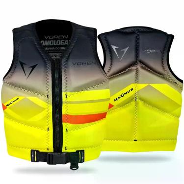 Imagem de Colete Salva Vidas Neoprene Homologado Maximus Next - Vopen, Amarelo, 