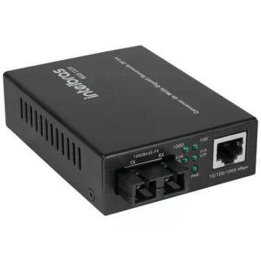 Imagem de Conversor De Mídia Gigabit Monomodo 20 Km Intelbras KGS 1120