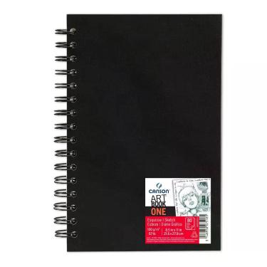 Imagem de Caderneta Artbook One Espiral 100g A4 80 Folhas Canson