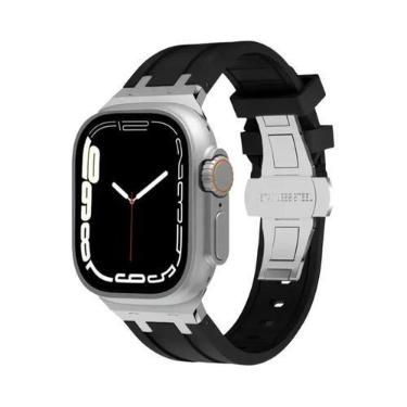 Imagem de Pulseira De Borracha Ultra Macia Para Apple Watch Band 49 45 44 41 42 