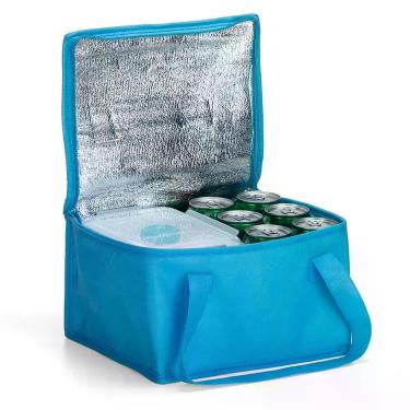 Imagem de Necessaire Bolsa Térmica Para Marmita Trabalho Viagem Praia Camping 10