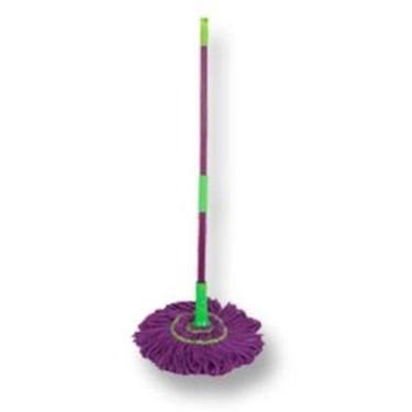 Imagem de Esfregão Mop Giratório Twist 3 em 1  Lava, Limpa e Seca com Praticidad