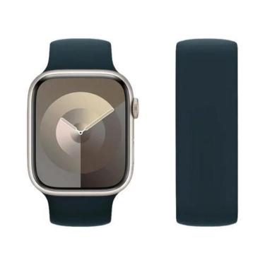 Imagem de Pulseira De Silicone Solo Loop Para Apple Watch De 44mm 45mm 46mm 49mm