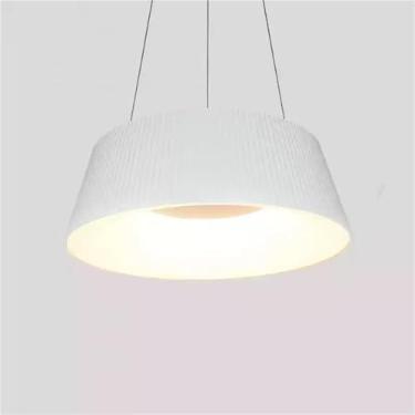 Imagem de Luminária pendente de LED de cabeça única de designer escandinavo, luminária pendente moderna de balcão redondo, luminárias decorativas para ambientes internos, lâmpadas de lustre