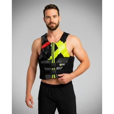 Imagem de Colete Salva Vidas Homologado Protech Extreme, Amarelo flúor, M (De 35