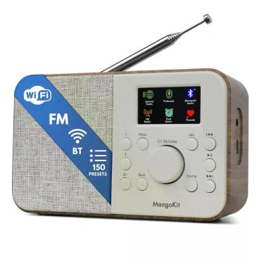 Imagem de Rádio de Internet MangoKit SR-L WiFi Bluetooth com Despertador