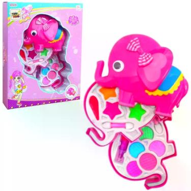 Imagem de Maquiagem de Brinquedo Aplicável de Elefante com Brilhos e Sombras - T