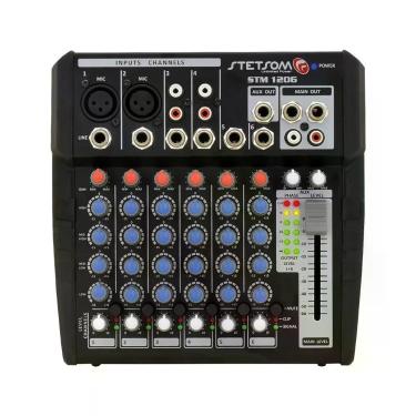 Imagem de Mesa De Som Stetsom Stm1206 6 Canais 12v