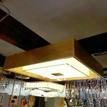 Imagem de Plafon Dcx015062 LED 20W 3000K com Estrutura em Alumínio e Vidro com Mini Cristais Transparentes Dourado