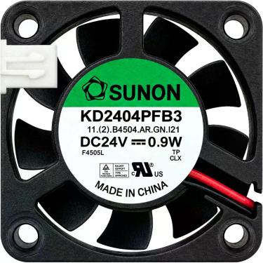 Imagem de Ventilador KD2404PFB3 24V 0.9W 0.0375A 2 Fios 2P 40X40X10 A1 - Sunon