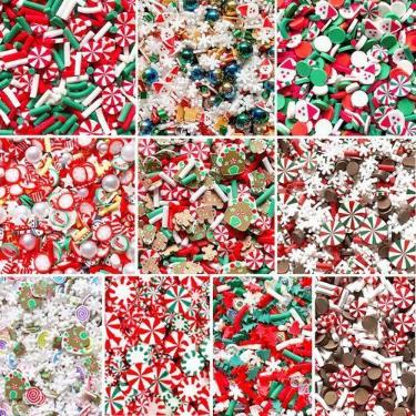 Imagem de EHOPE 120 g de granulados de argila polimérica natalinos para artesana