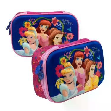 Imagem de Estojo 3d Box Princesas Se 10966 Escolar Disney - Xeryus