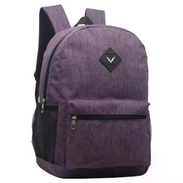 Imagem de Bolsa De Costas Escolar Juvenil Unissex Colorida Bolso Frontal YEPP, R