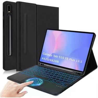 Imagem de Combo Capa Teclado e Mouse sem Fio para Tablet Redmi Pad 2 11 Pol Conexão Bluetooth Bateria Recarregável Alta