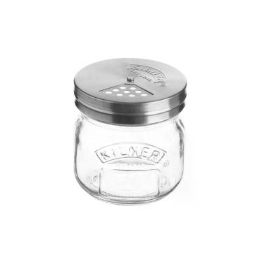 Imagem de Queijeira com Tampa Vidro 250ML Praticidade Armazenar Queijos Kilner