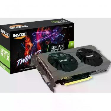 Imagem de Placa de Vídeo Geforce RTX 3050 Twin X2 6GB GDDR6 com Arquitetura NVIDIA Ampere e Núcleos RT Inno3d