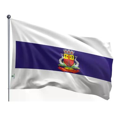 Imagem de Bandeira do Município de Caraguatatuba Dupla Face Estampada Tamanho 90