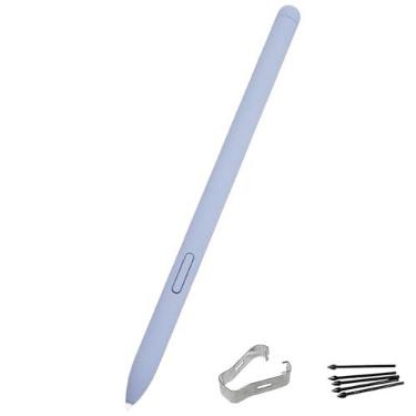 Imagem de Caneta Galaxy Tab S10 Ultra S para Samsung Galaxy Tab S10+, Tab S10 Ultra Stylus de substituição para Galaxy Tab S10 Ultra/S10 Plus, todas as versões, S Pen sem Bluetooth + 5 pontas grátis (azul)
