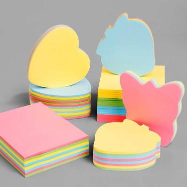 Imagem de Bloco De Notas Adesivo Colorido Post-it  Em Formatos Sortidos - post i