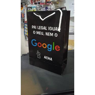 Imagem de Sacola presente 16cm x 7cm x 22cm - SC, Pai Legal