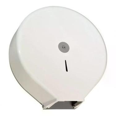 Imagem de Suporte para Papel Higiênico Rolo de 600 a 800 MTS em Plástico ABS com Fechadura e Visor Frontal Higipack