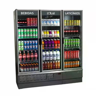 Imagem de Expositor Vertical Refrigerador Polar 3 Portas EVP170 127V - Polar Ref