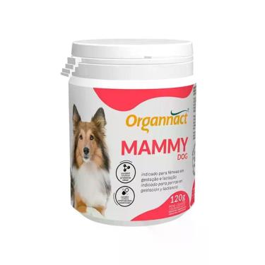 Imagem de Mammy Dog Pó 120g Vitamina Pet Gestantes Organnact, 120g